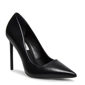 Steve Madden Size 8 Vala Black Leather